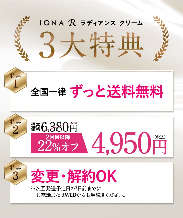 3大特典