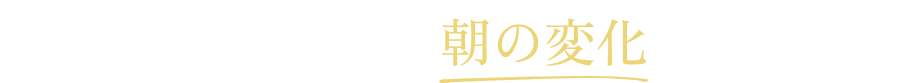 夜、寝る前に塗って、朝の変化を楽しむだけ