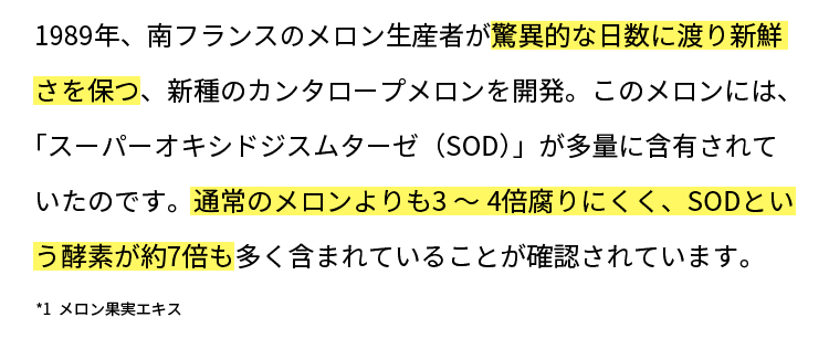 １９８９年、南フランスのメロン生産者が驚異的な日数に渡り新鮮さを、新種のカンタロープメロンを発表